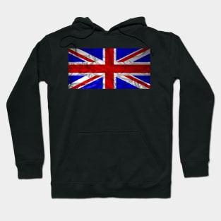 Wrinkled Union Jack Flag Hoodie